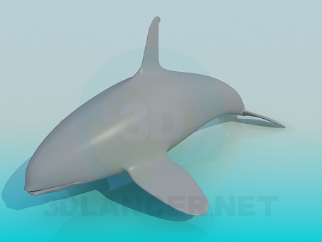 modello 3D Balena - anteprima
