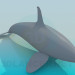 modèle 3D Baleine - preview