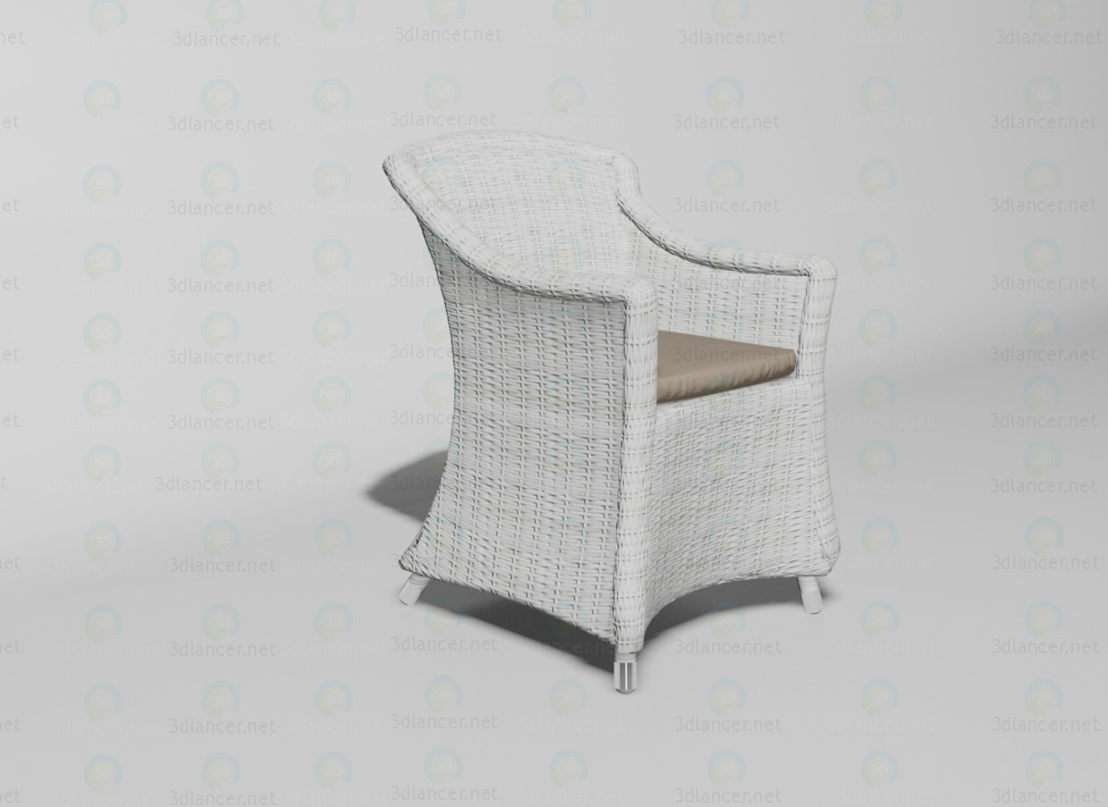 3d model Matinique armchair - preview