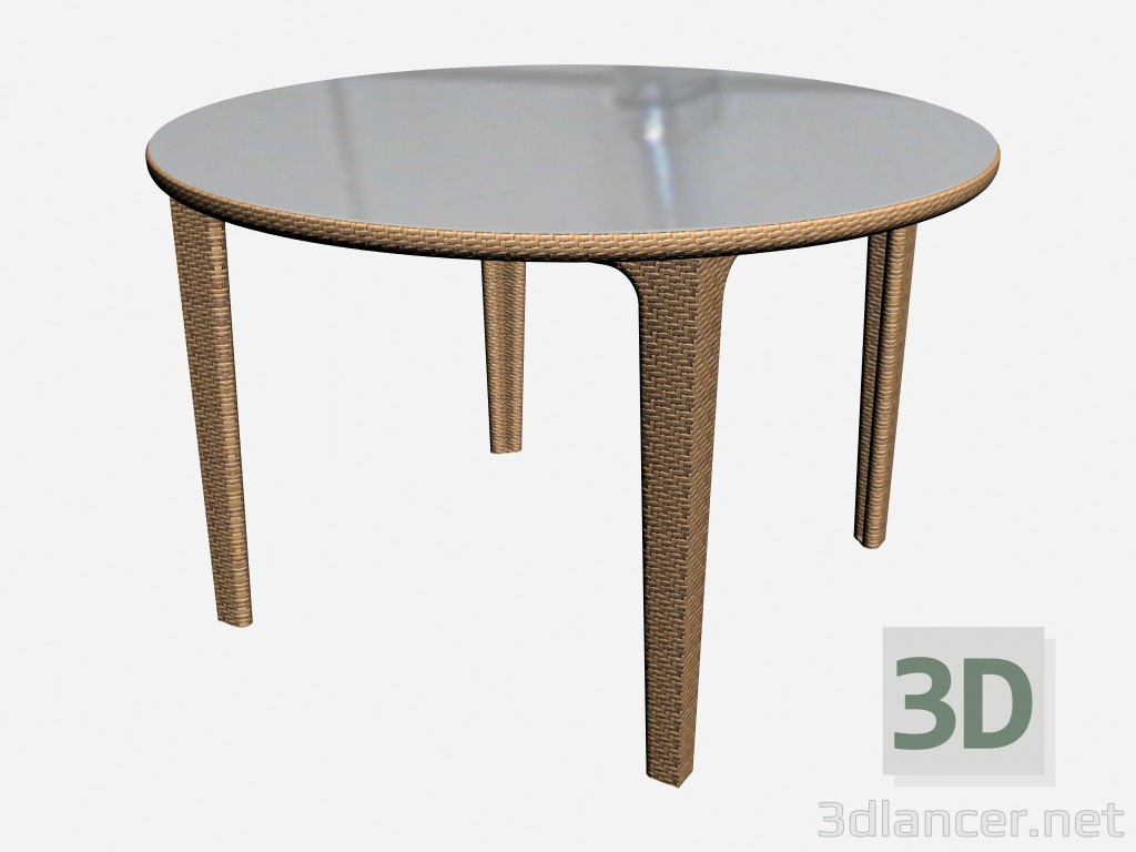 3D Modell Esstisch-Tischfuß 6482 88120 - Vorschau