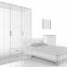3D "Union" dan yatak odası seti modeli satın - render