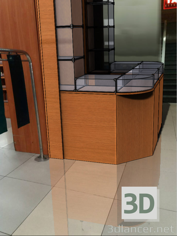 3D modeli Ada Vitrini - önizleme