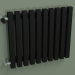 3d model Vertical radiator RETTA (10 sections 500 mm 40x40, black matt) - preview
