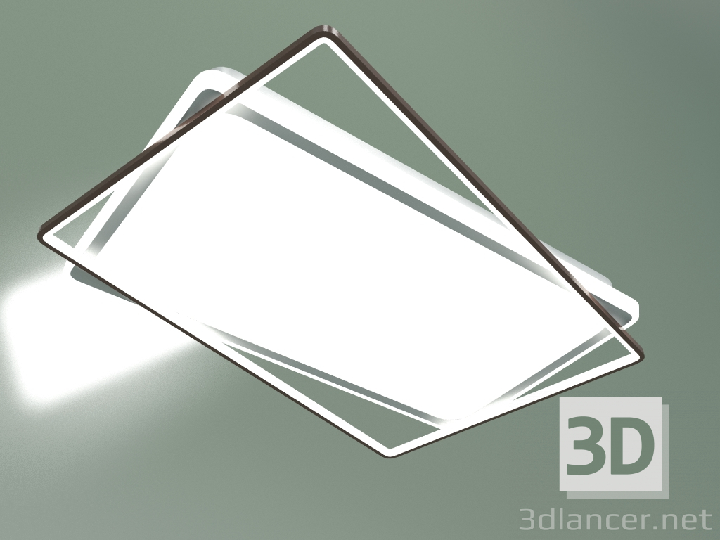 3D Modell LED-Deckenleuchte 90157-2 (weiß) - Vorschau