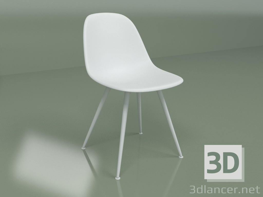 3D Modell Stuhl Anat (weiß) - Vorschau