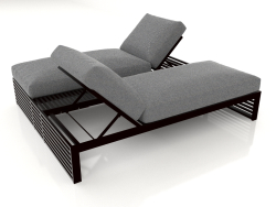 Double bed for relaxation (Black)