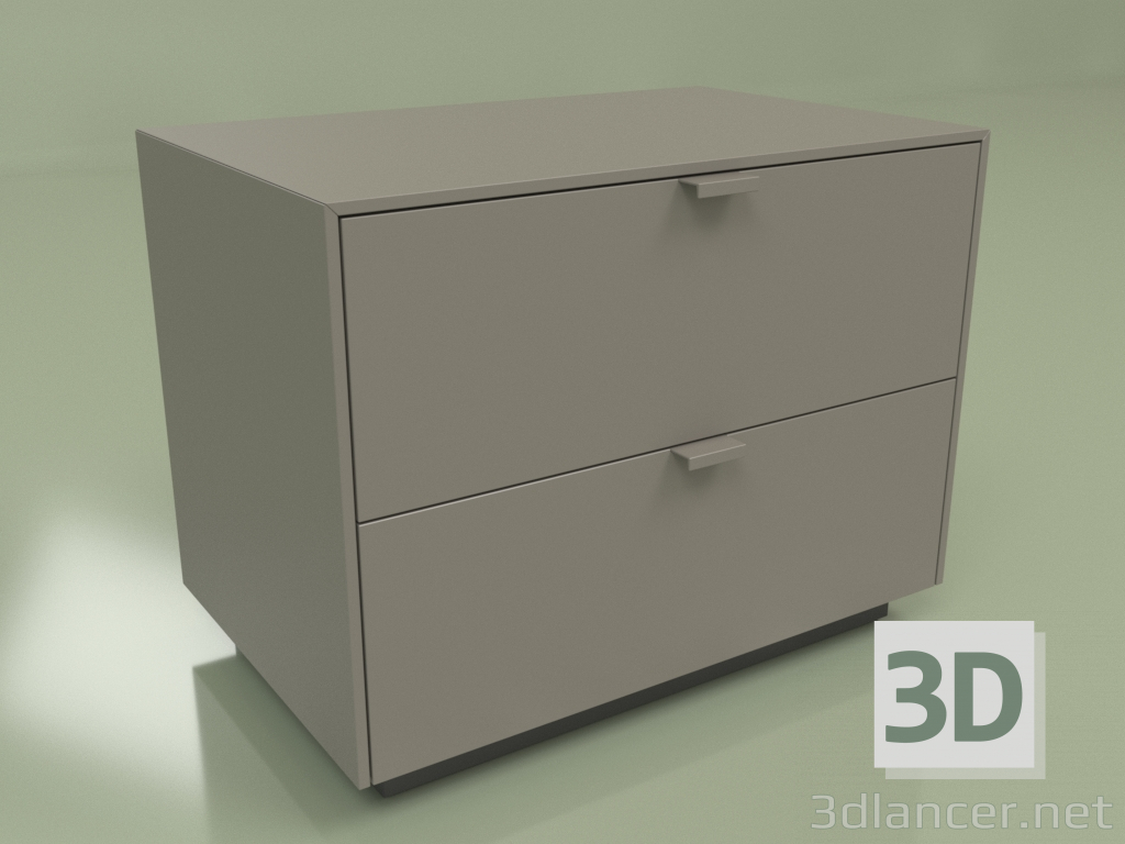 modello 3D Comodino Folio D2 (1) - anteprima