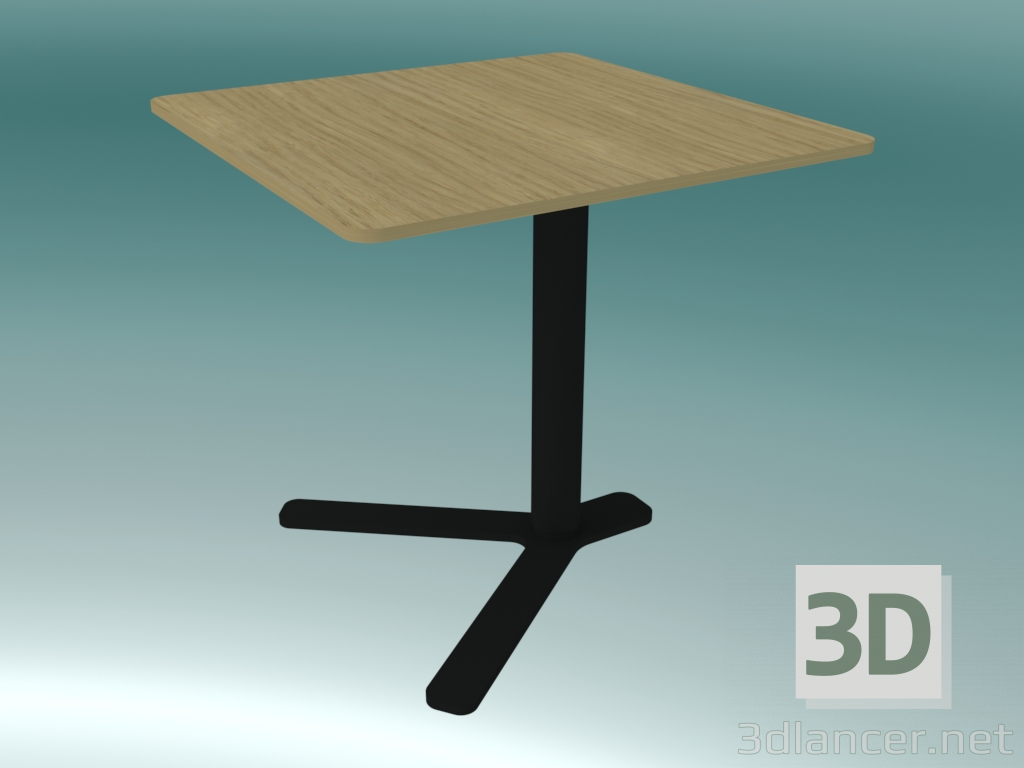 modello 3D Tavolino quadrato con altezza regolabile YO T80 Q (50x50 H52 ÷ 70) - anteprima