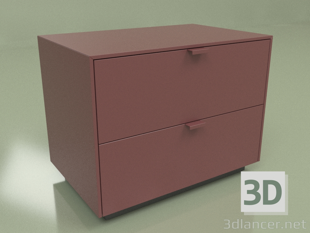 3D modeli Başucu masası Folio D2 (2) - önizleme