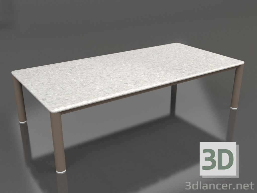 3d model Coffee table 70×140 (Bronze, DEKTON Sirocco) - preview