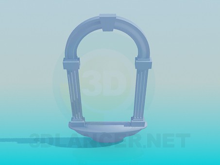 modèle 3D Stuc de niche - preview
