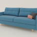 3d Тканевый диван модель купить - ракурс