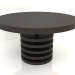 modello 3D Tavolo da pranzo DT 03 (P=1388x764, legno marrone scuro) - anteprima
