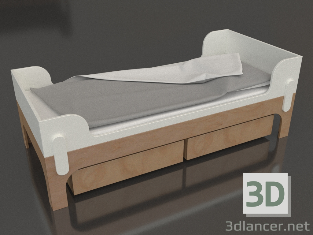 3D Modell Bett TUNE Y (BWTYA1) - Vorschau