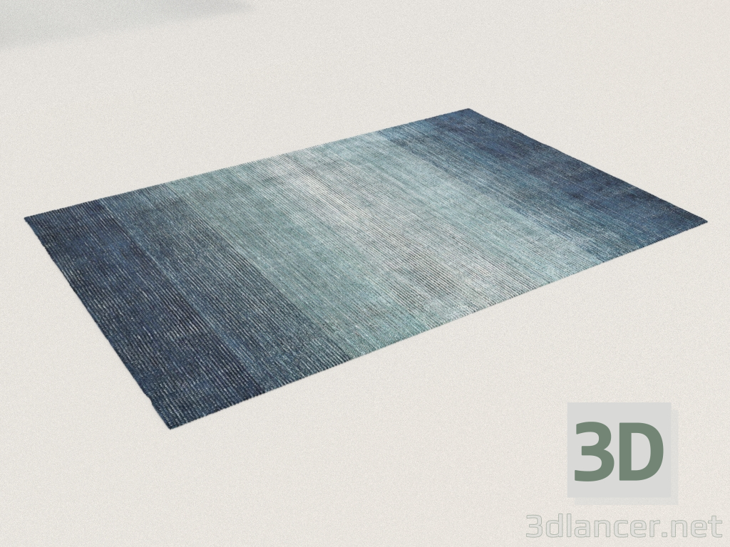 3D Modell Teppich IVETTE OMBRE NIAGARA (200x300) - Vorschau