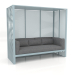 3d model Al Fresco sofa with aluminum frame (Blue gray) - preview