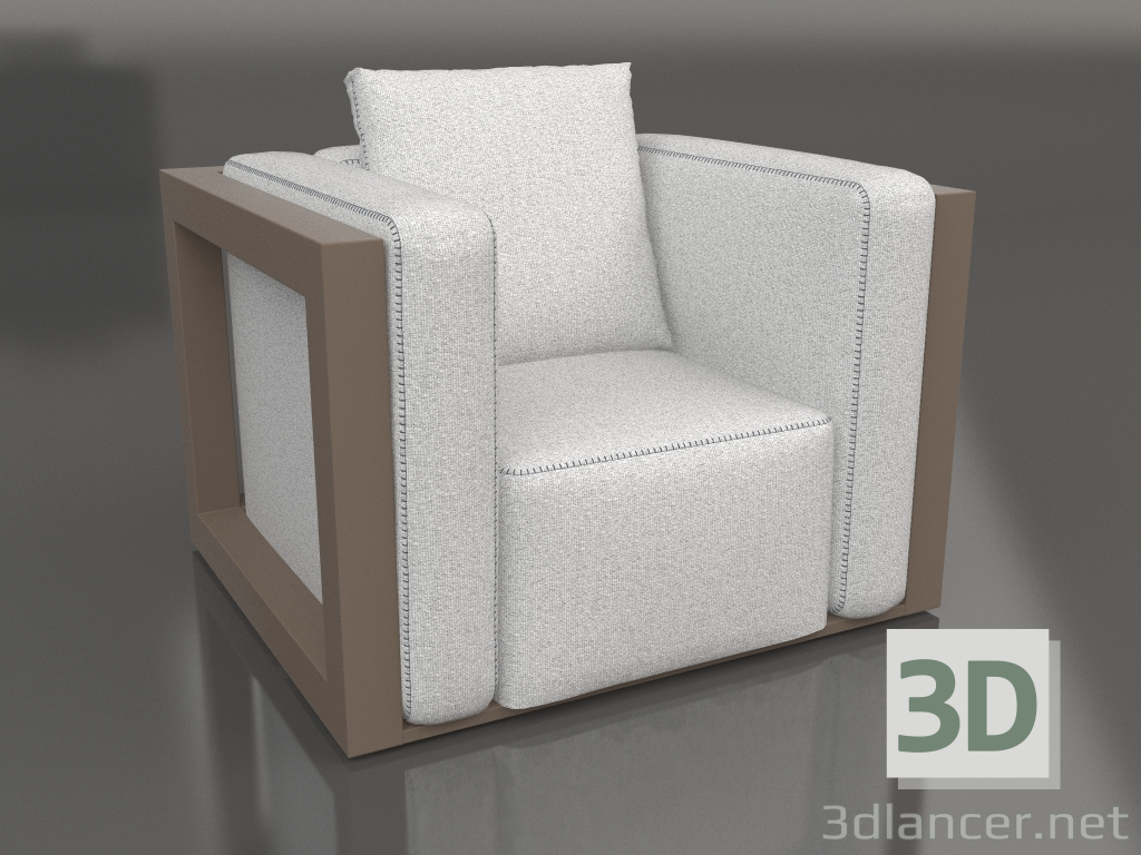 3d model Armchair (Bronze) - preview