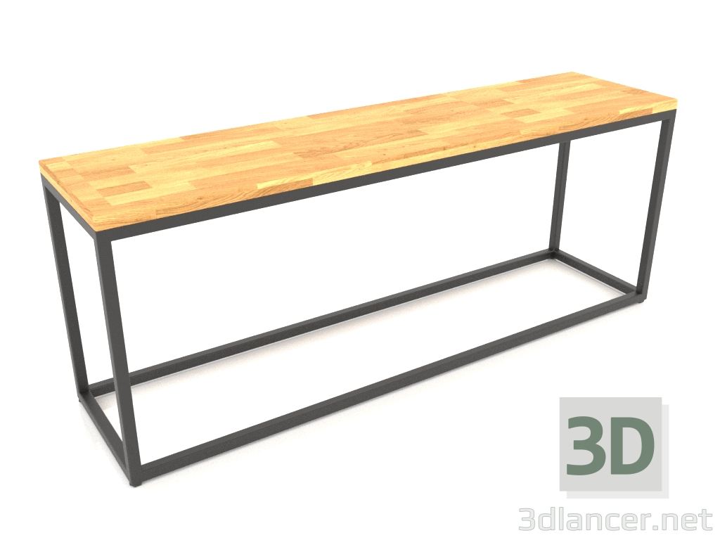 3d model Mueble Lava (SUELO MADERA, 120x30x44) - vista previa