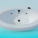 modèle 3D Baignoire-spa - preview