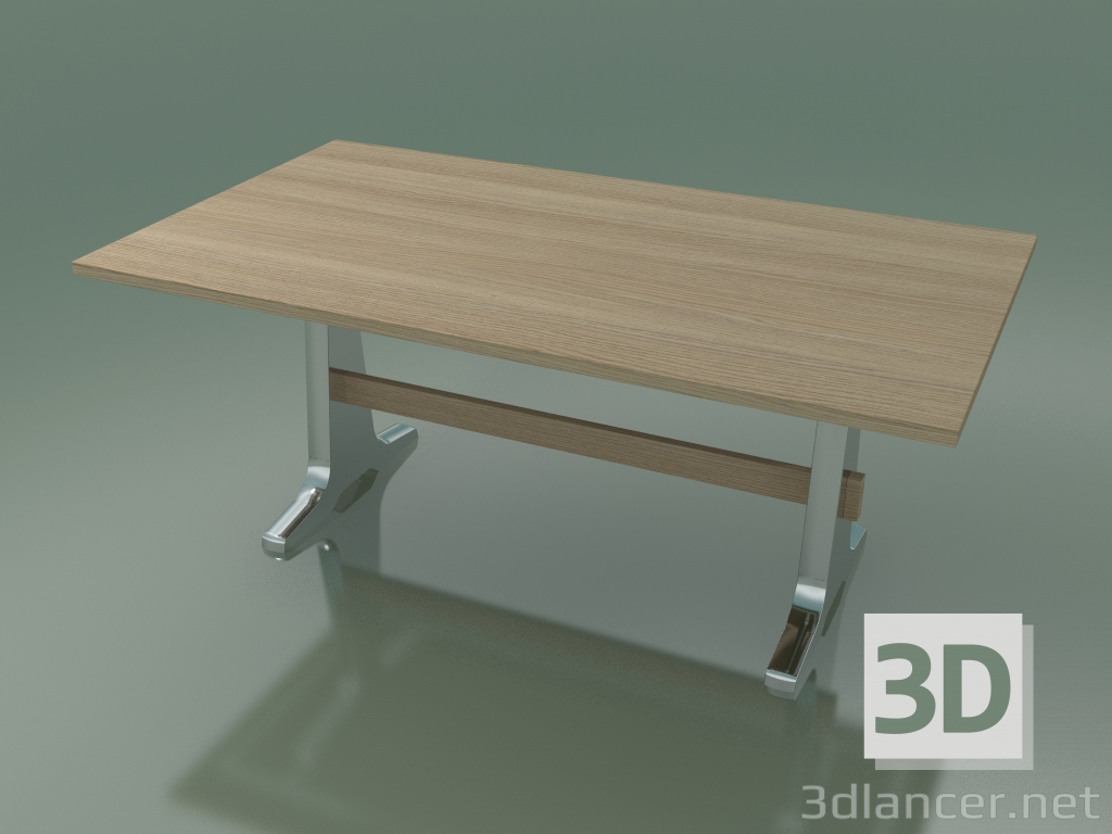 3d model Dining table (134, Rovere Sbiancato) - preview