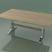 3d model Dining table (134, Rovere Sbiancato) - preview