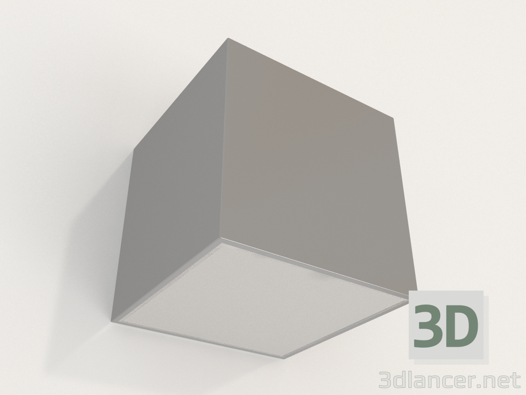 3D modeli Duvar lambası Kübik K - önizleme