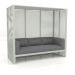 3D Modell Al Fresco Sofa mit Aluminiumrahmen (Zementgrau) - Vorschau