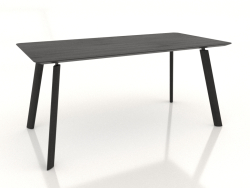 Yemek masası BRASKO 1600x800x750 mm (siyah meşe)
