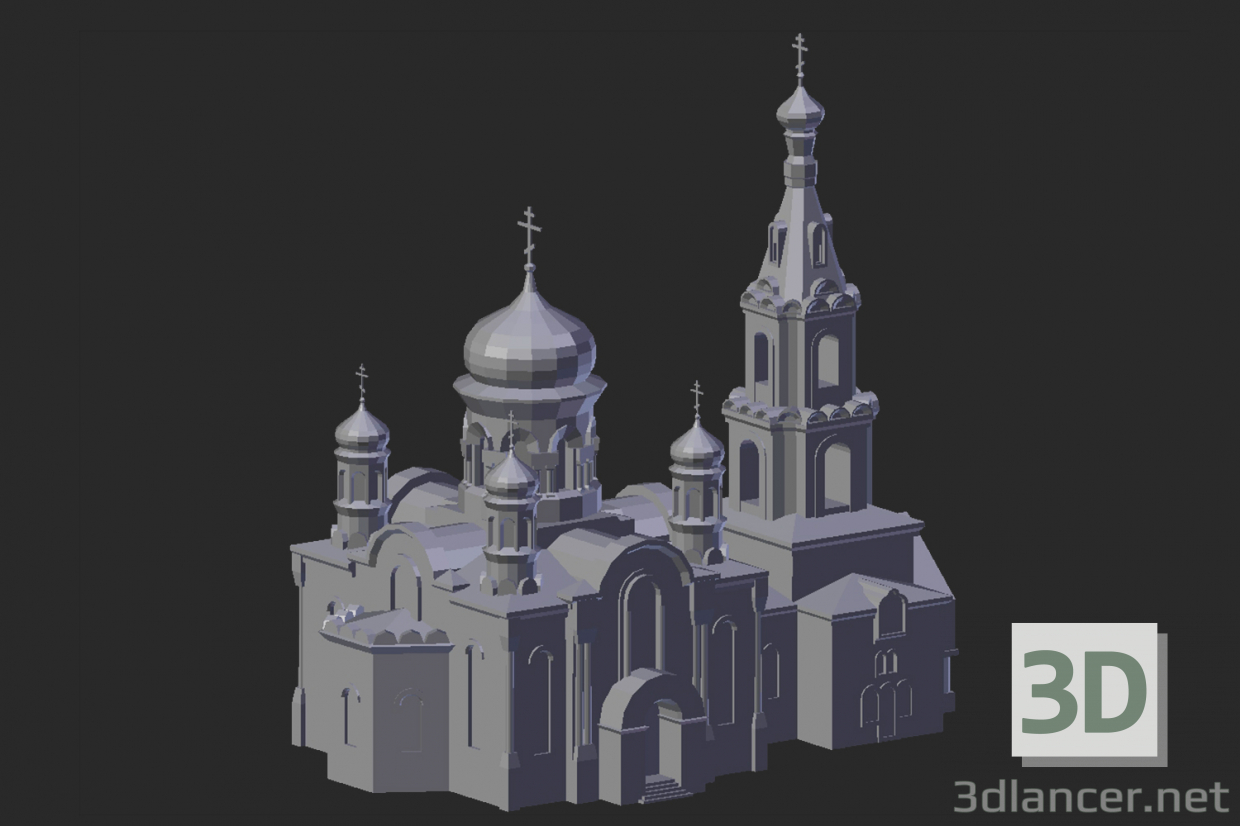 3D modeli Maloyaroslavets. Varsayım Katedrali - önizleme