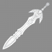 Fantasy Schwert 23 3D-Modell 3D-Modell kaufen - Rendern