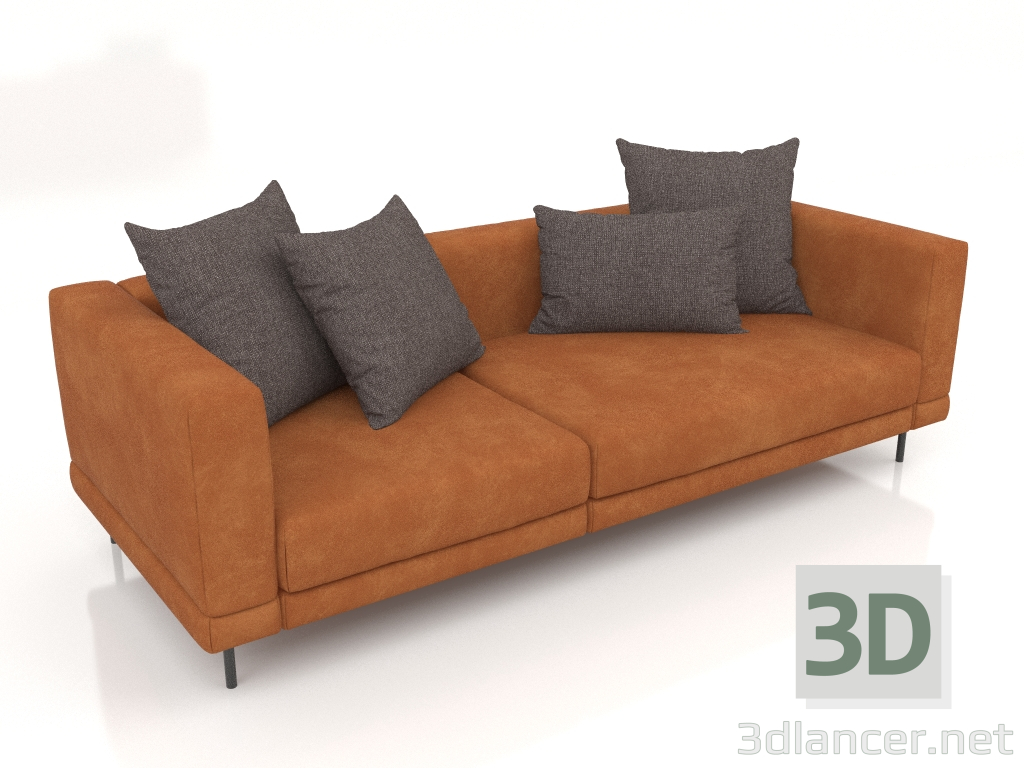 3D Modell Sofa Carol-2 asymmetrisch (Tessio 33) - Vorschau