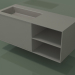 modèle 3D Lavabo avec tiroir et compartiment (06UC734S2, Clay C37, L 120, P 50, H 48 cm) - preview