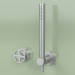 3d модель Комплект гідропрогрессівного змішувача для ванни-душа з ручним душем (20 58, AS) – превью