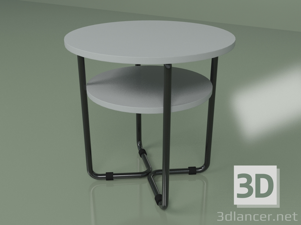 modello 3D Tavolino (grigio chiaro) - anteprima