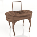 3d model Dressing table with open mirror Arabella - preview