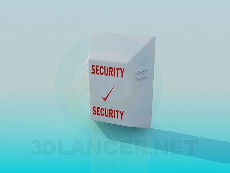 modèle 3D Enceinte de sécurité - preview