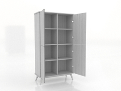 Armario 5 1000x450x1800 mm (abierto, blanco RAL 9010)