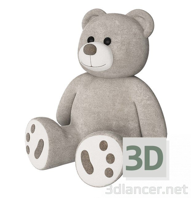 3D Modell Teddybären - Vorschau