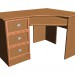 3d model Corner desk A714-l - preview