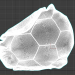3D Bir futbol topu şeklinde puf modeli satın - render