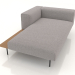 3d model Chaise longue with armrest and shelf on the left - preview