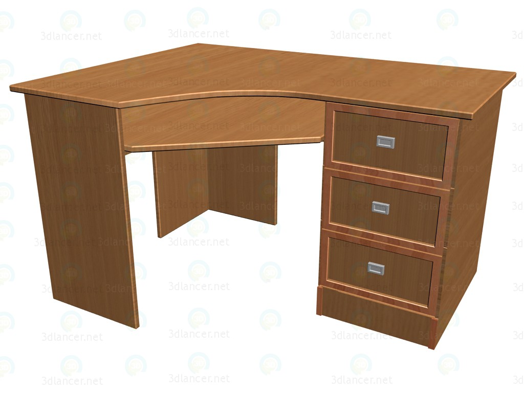 3d model Corner desk A714-r - preview