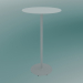 modèle 3D Table BON (9380-71 (⌀ 60cm), H 109cm, blanc HPL, blanc en fonte blanche) - preview