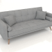 3d model Sofa bed Scandinavia (grey) - preview