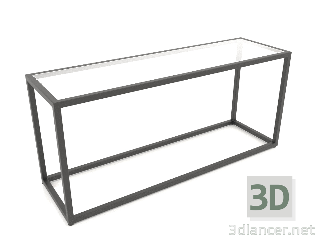 3d model Mueble lava (VIDRIO, 100x30x44) - vista previa