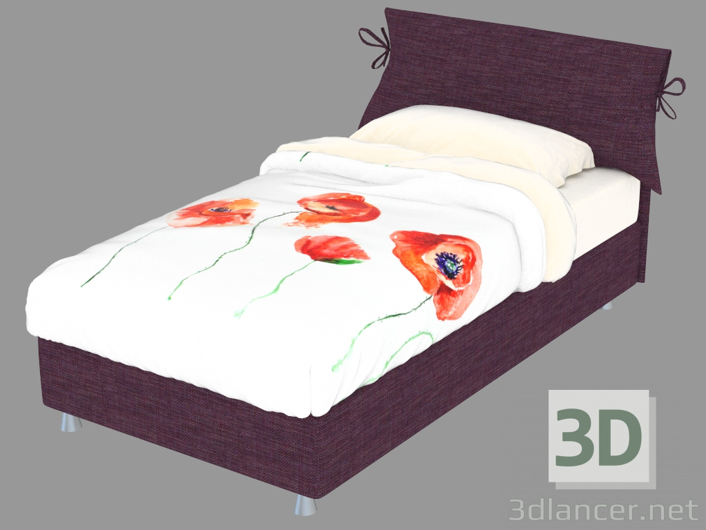 3d model Single bed Nathalie - preview