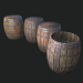 modello 3D di Barrel 4 set di texture comprare - rendering