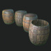 modello 3D di Barrel 4 set di texture comprare - rendering