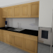 3d kitchen model model buy - render