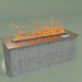 3D modeli Buharlı şömine Vepo 600 (gül altın saten) - önizleme